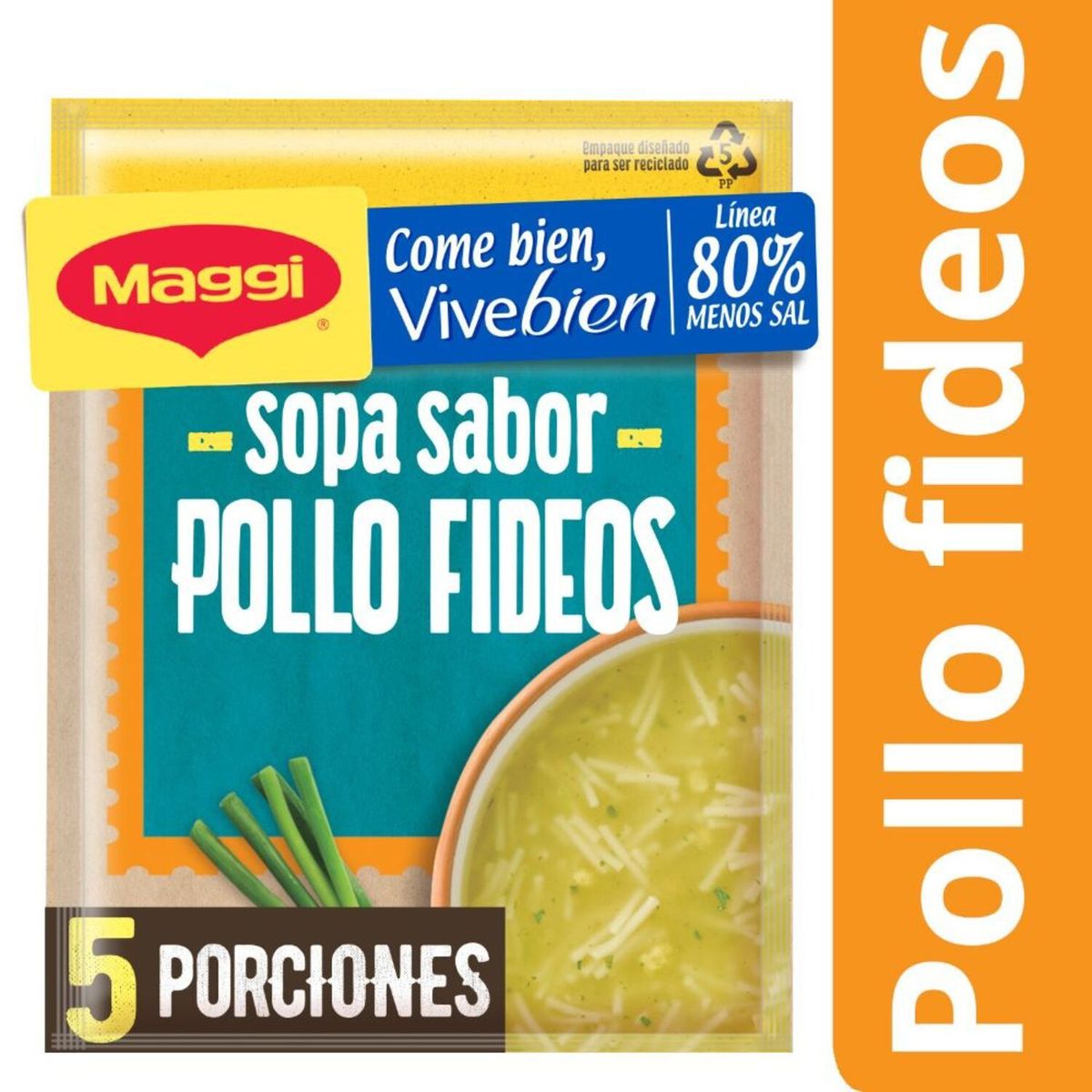MAGGI - Sopa Vive Bien Pollo Con Fideos