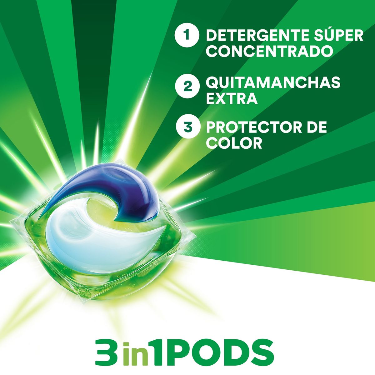 ARIEL - Detergente Cápsulas Concentrado Pods Ariel 16 un