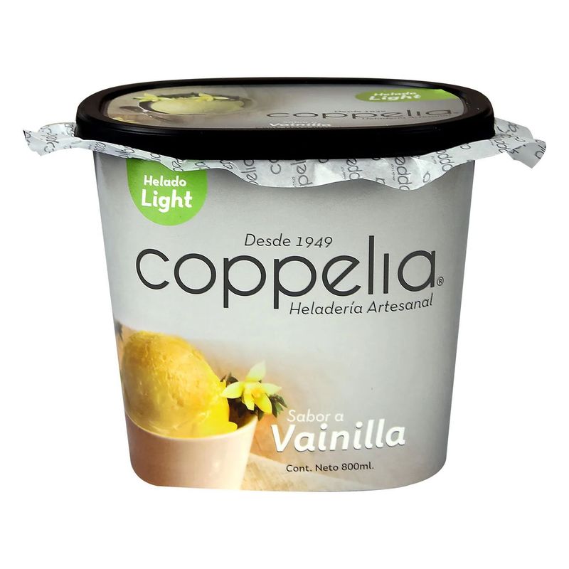 COPPELIA - HELADO LIGHT VAINILLA 800ML
