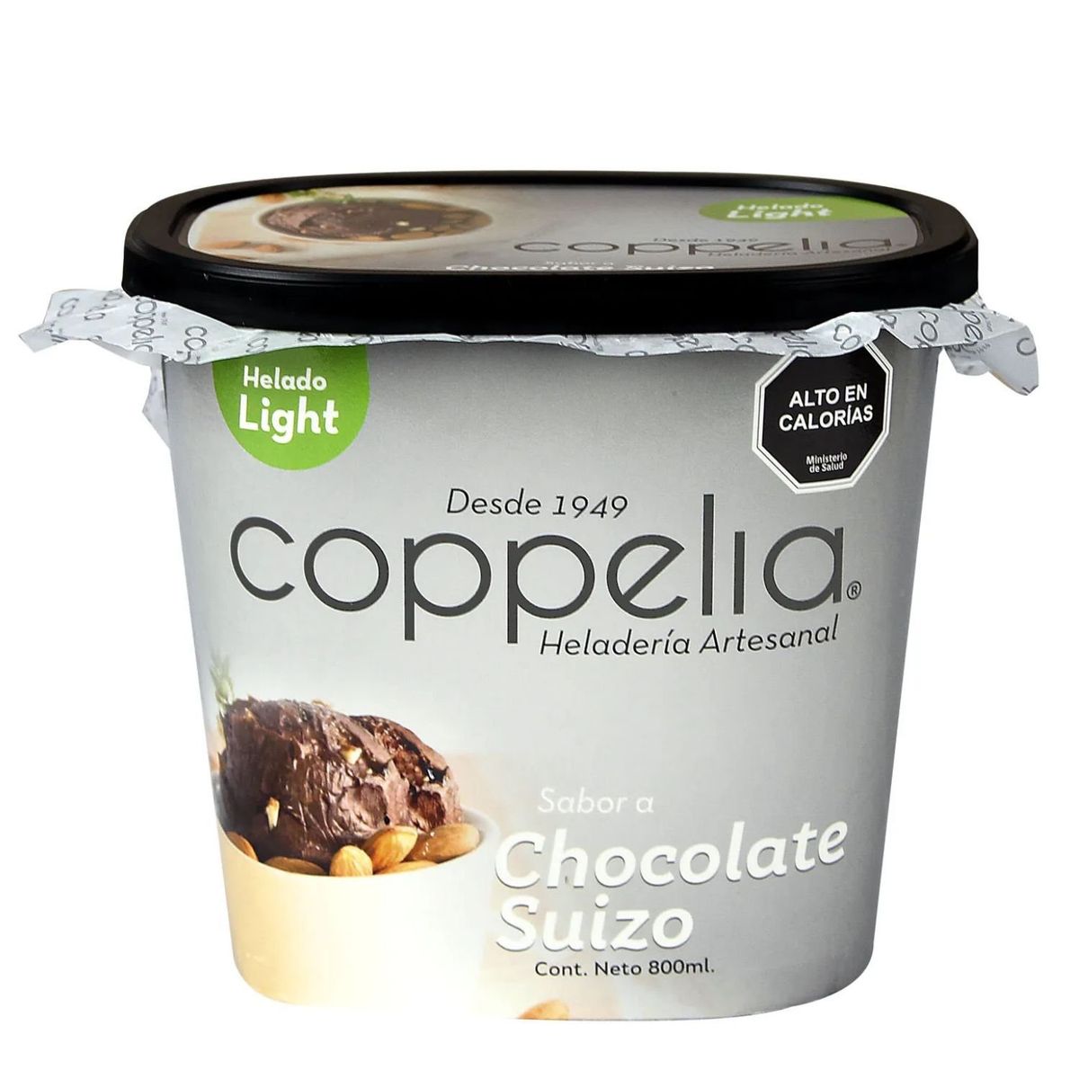 COPPELIA - HELADO LIGHT CHOC.SUIZO 800ML