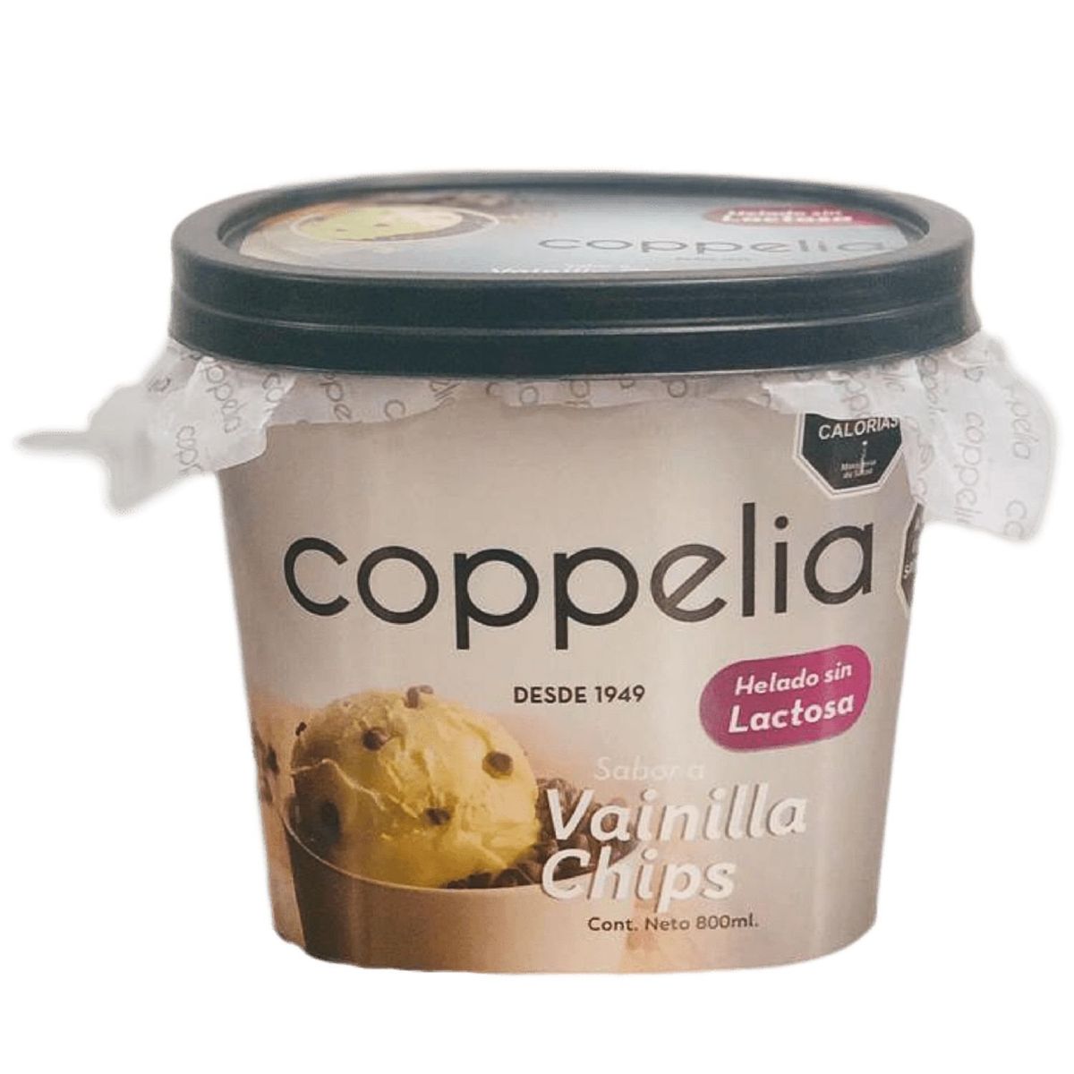 COPPELIA - HELADO SIN LACTOSA VAINILLA CHIP 800ML