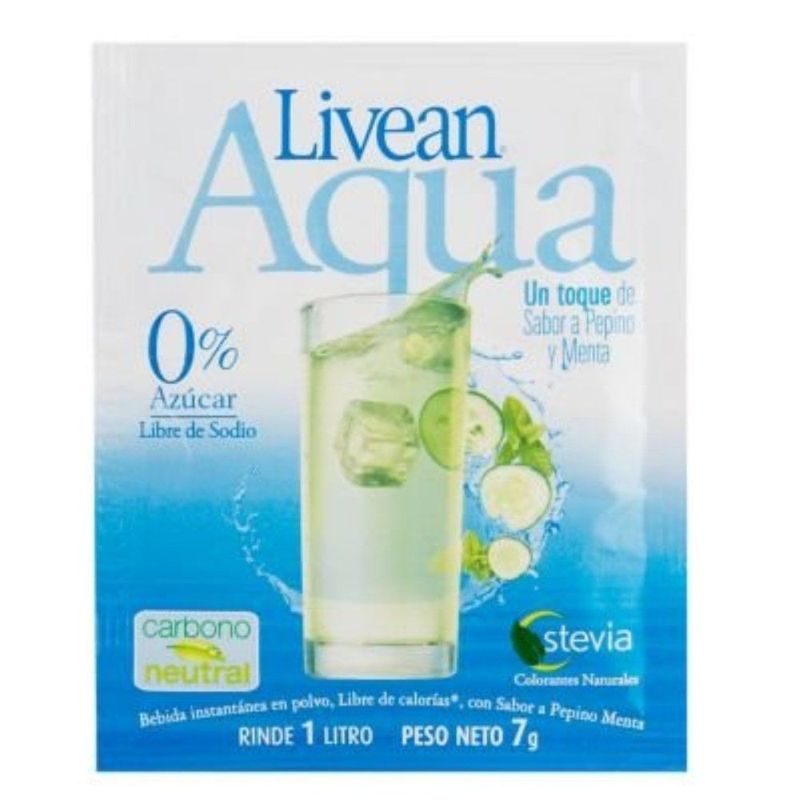 LIVEAN - BEB. INST. EN POLVO PEPINMENT LIVEAN 7GR