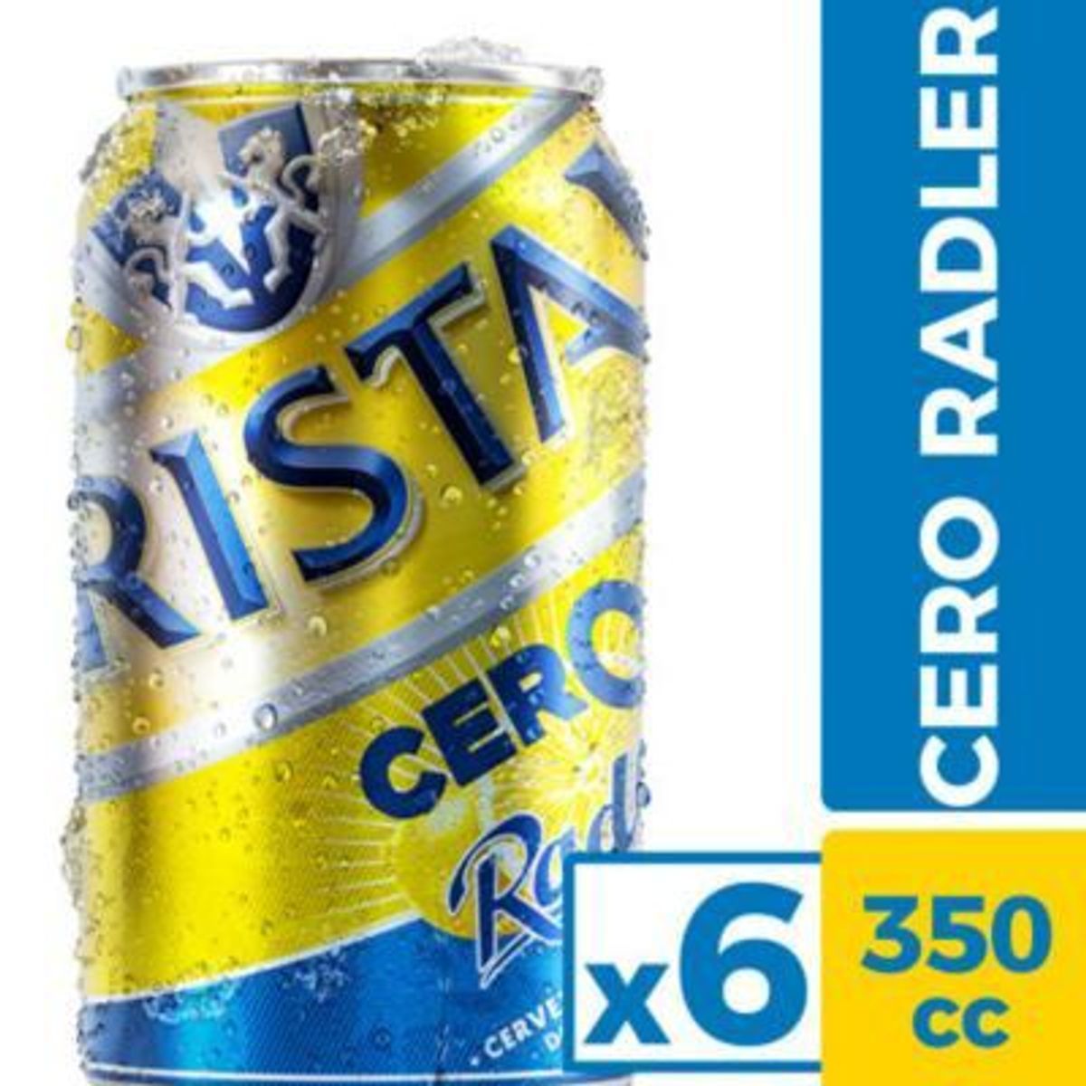 CRISTAL - CERVEZA RADLER X6 LT CRISTAL CERO 350 CC