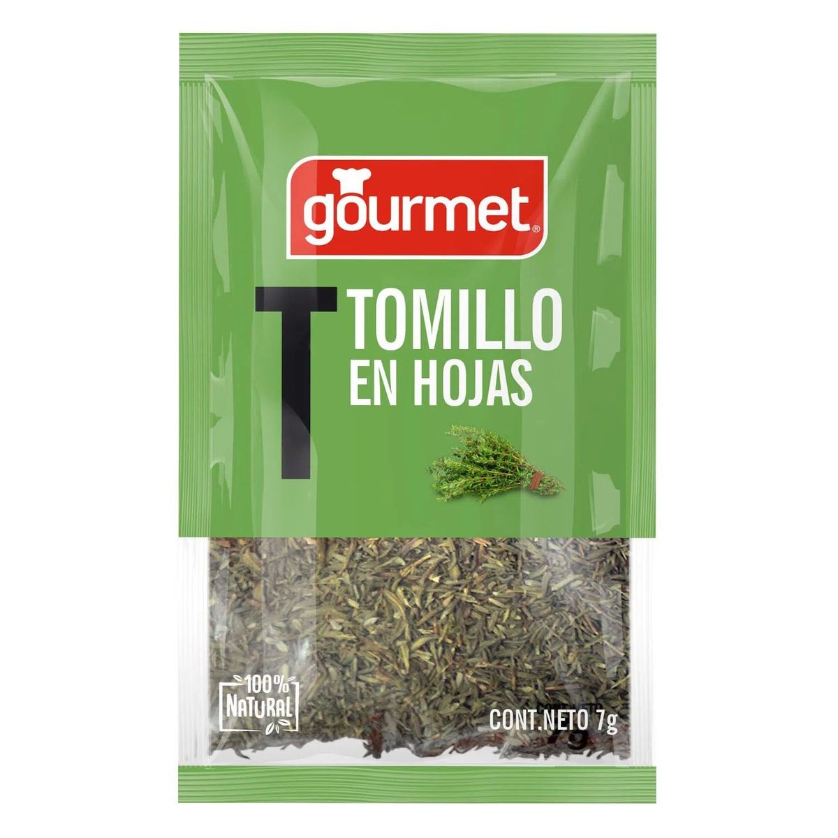 GOURMET - Tomillo en Hojas en Frasco Gourmet 7 g