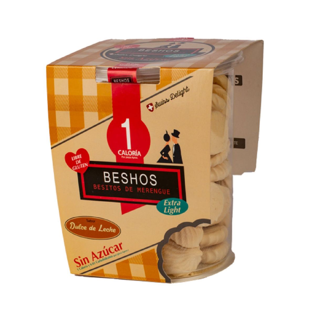 BESHOS - Merenguitos Light Dulce de Leche Beshos 45 g