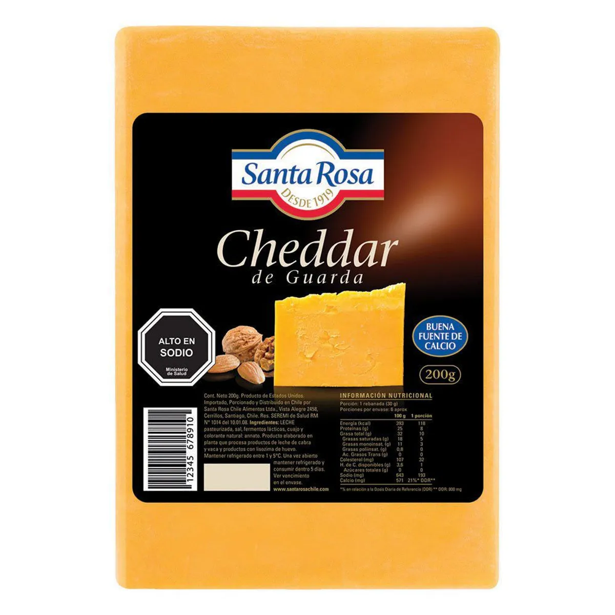 SANTA ROSA - Queso Cheddar