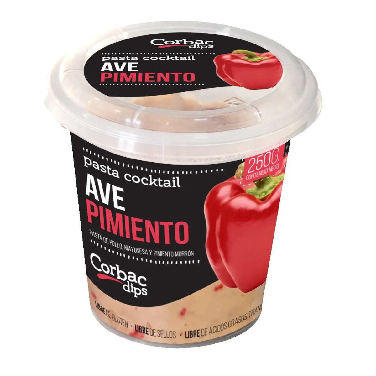 CORBAC - Pasta Untable Ave Pimentón Corbac 250 g