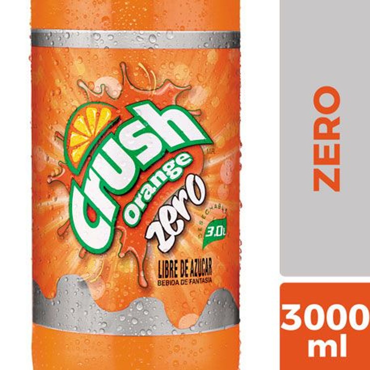 CRUSH - Gaseosa Naranja Crush Zero