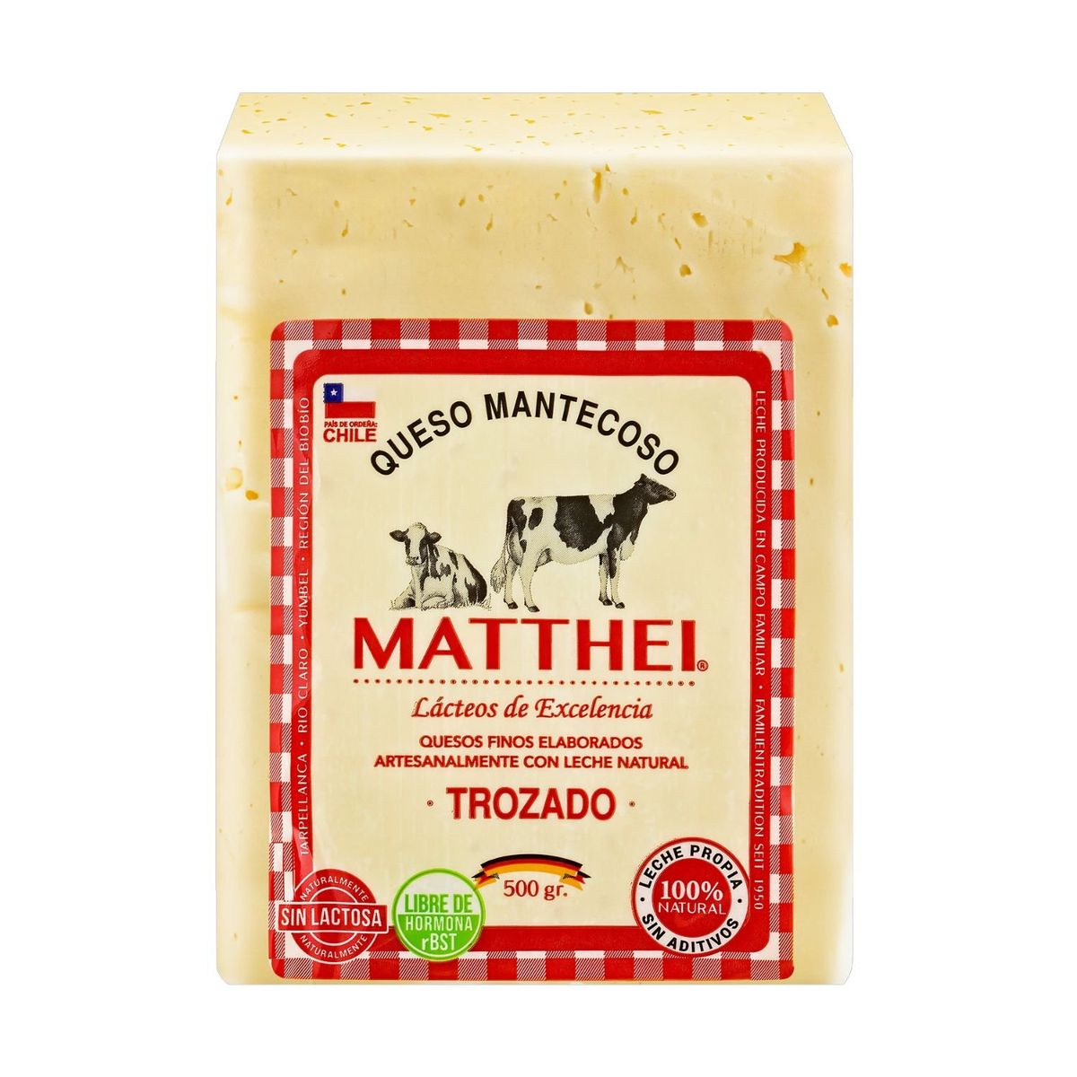 MATTHEI - Queso Mantecoso Trozo