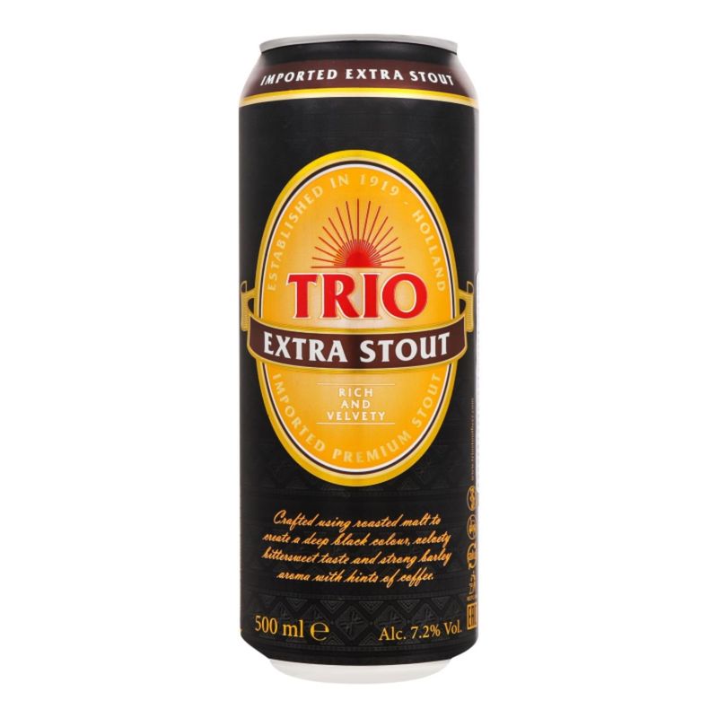 TRIO EXTRA STOUT - Cerveza Trio Extra Stout Lata 7.1° 500 ml