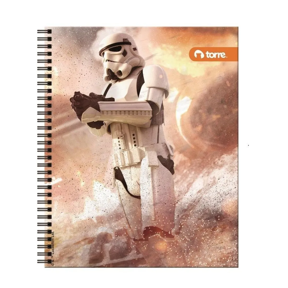 TORRE - Cuaderno Universitario Clásico Star Wars 7mm 100 Hojas
