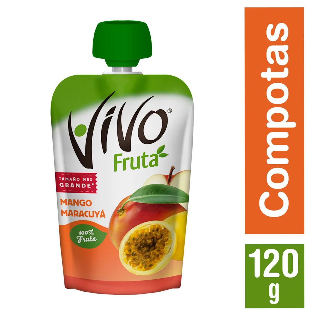 VIVO - Compota Vivo de Mango y Maracuyá  120 g