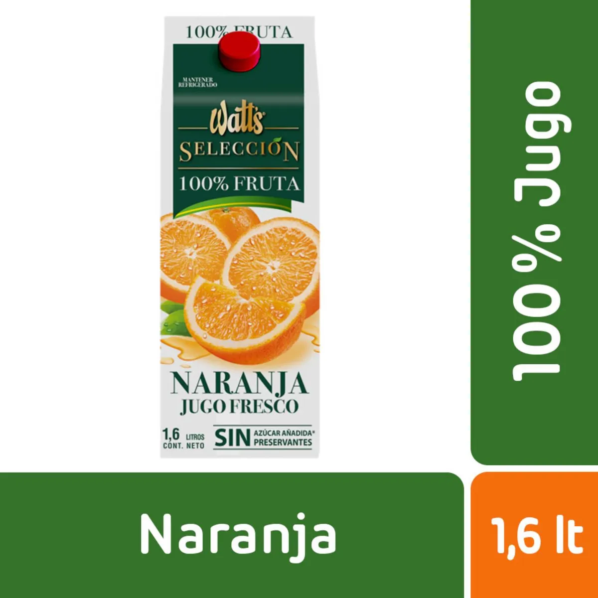 WATTS - Jugo de Naranja 100% Selección