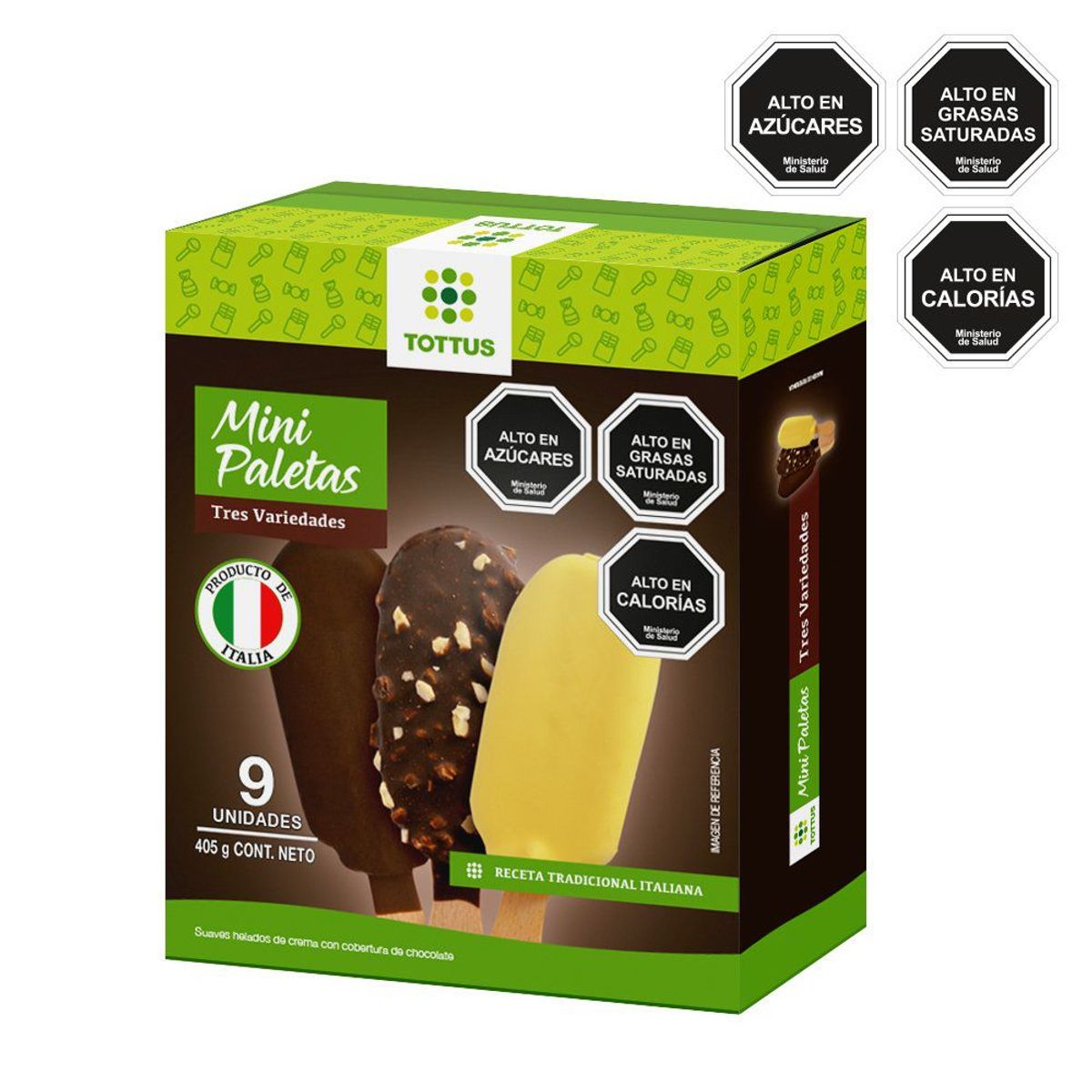 TOTTUS - Helado Mini Paletas