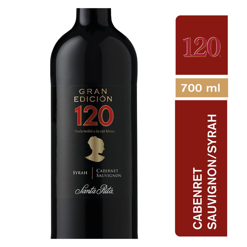 120 - Vino Tinto Cabernet Sauvignon/Carmenere Varietal Ensamblaje