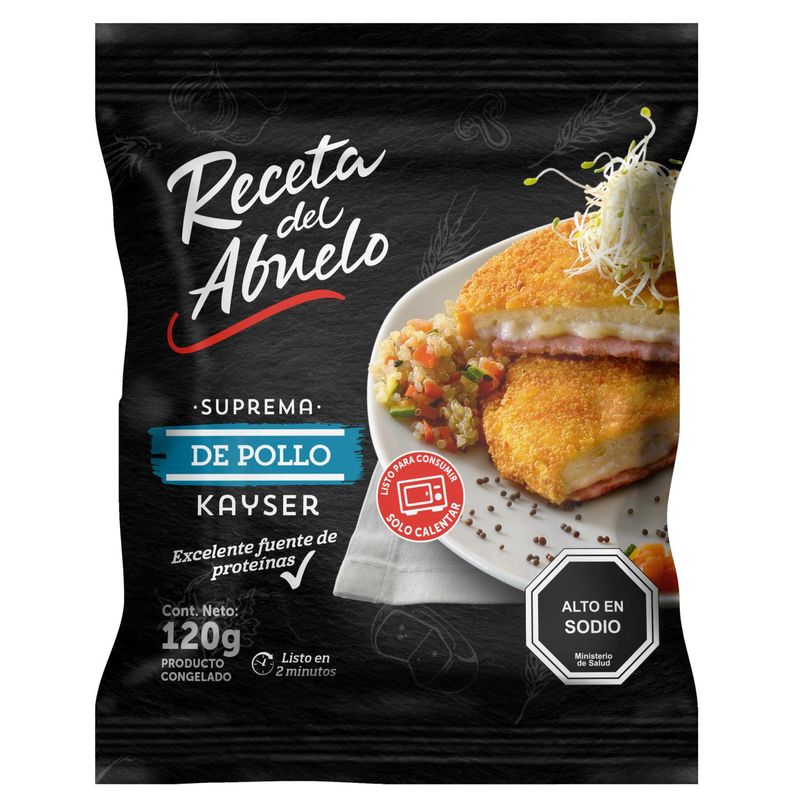 RECETA DEL ABUELO - Suprema Pollo Jamón Queso