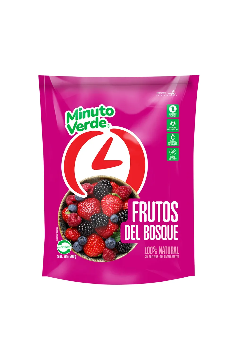FRUTOS DEL BOSQUE 400 GRS MINUTO VERDE. | Tottus Chile