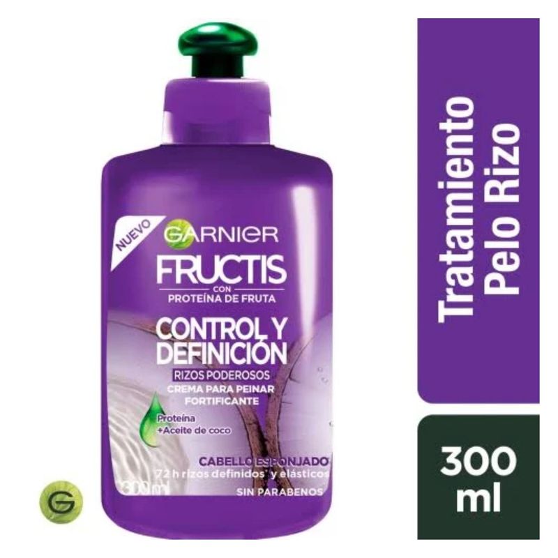 FRUCTIS - Crema para Peinar Rizos Poderosos Fructis 300 ml