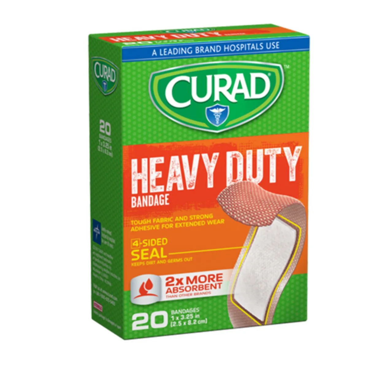 CURAD - Parches Curad Extra Grueso 20 Un