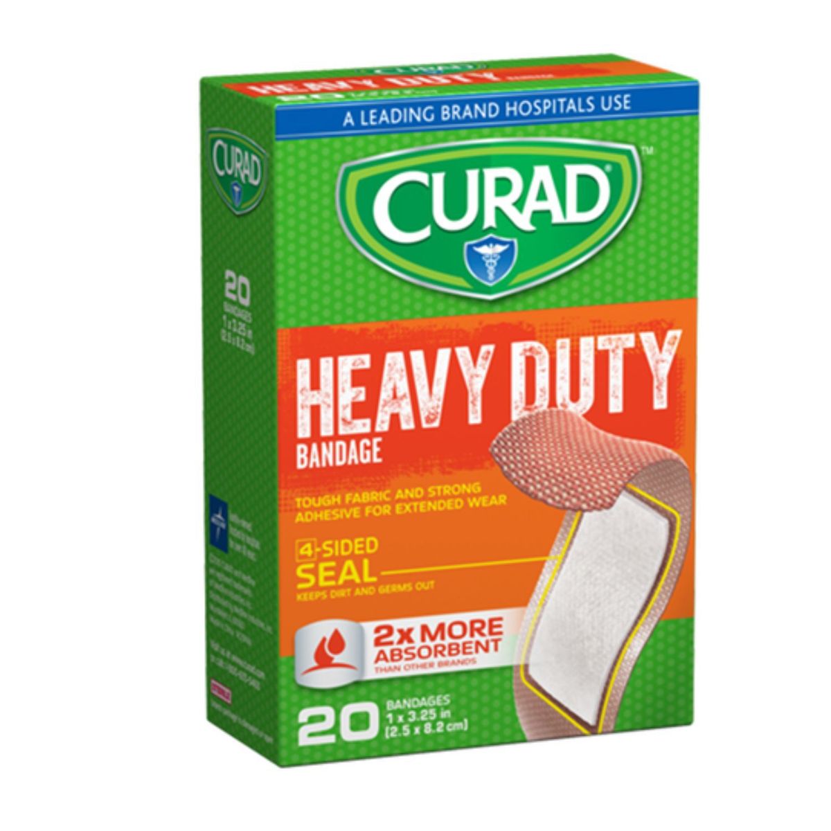 CURAD - Parches Curad Extra Grueso 20 Un