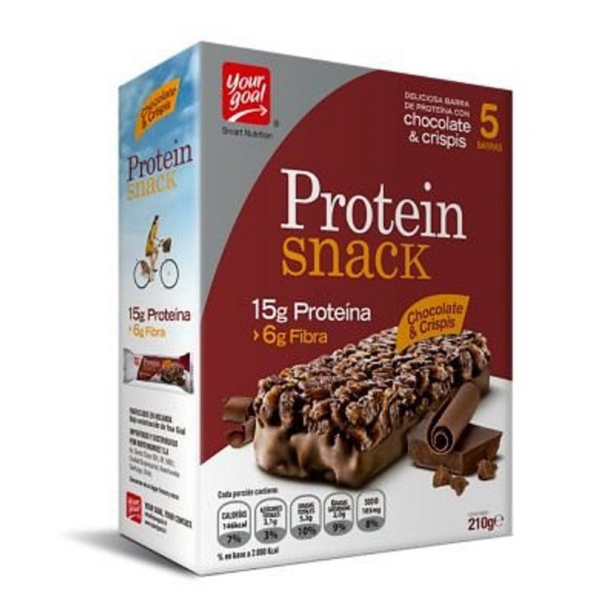 PROTEIN SNACK - Barra cereal chocolate proteina