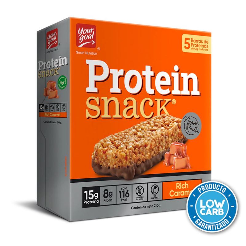 PROTEIN SNACK - Barra de Proteína Rich Caramel Protein Snack 210 g
