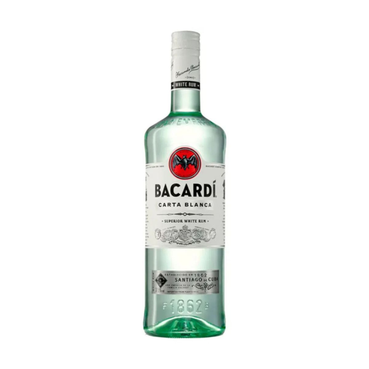 BACARDI - Ron Barcadi Carta Blanca 40° 980 cc