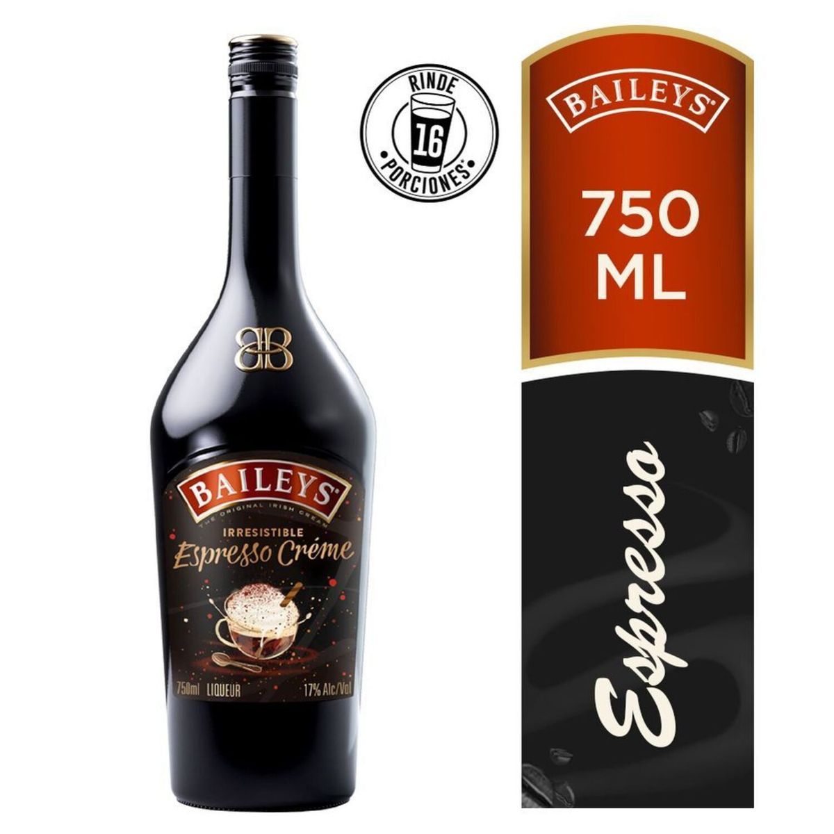 BAILEYS - Crema de Licor Espresso Creme 17° Gl
