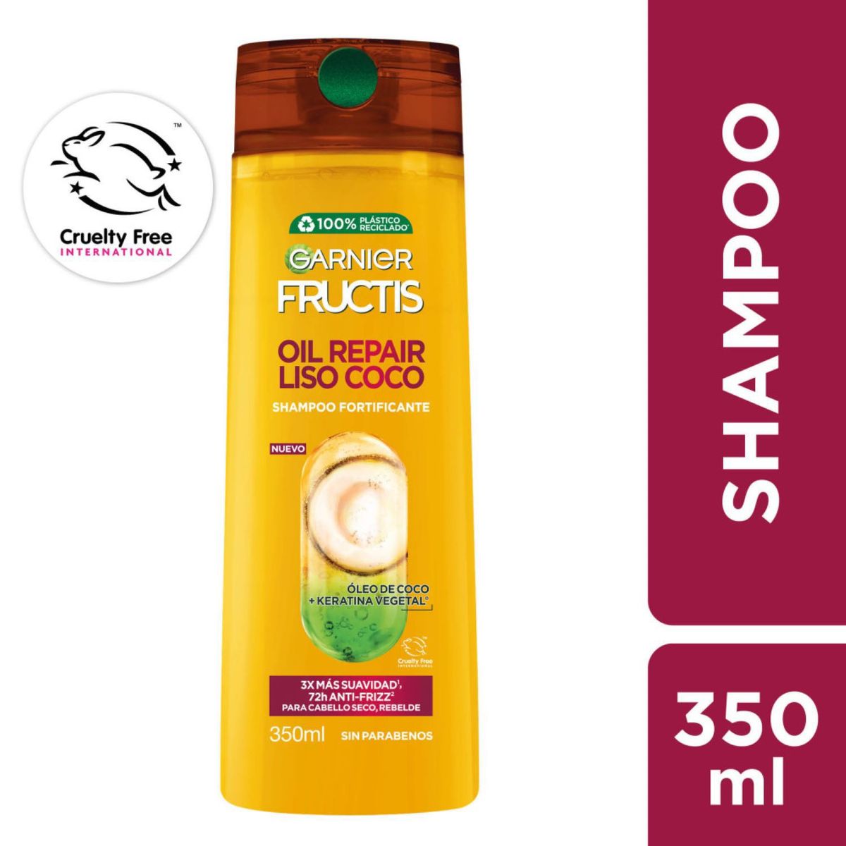 FRUCTIS - Shampoo Liso Poderosos