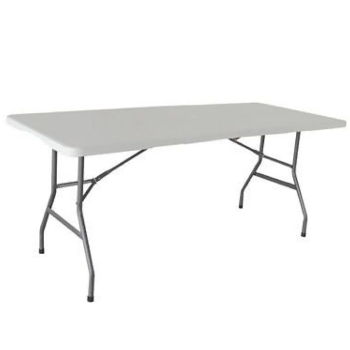 CASA JOVEN - Mesa Plegable Tipo Maleta 180cm Blanco