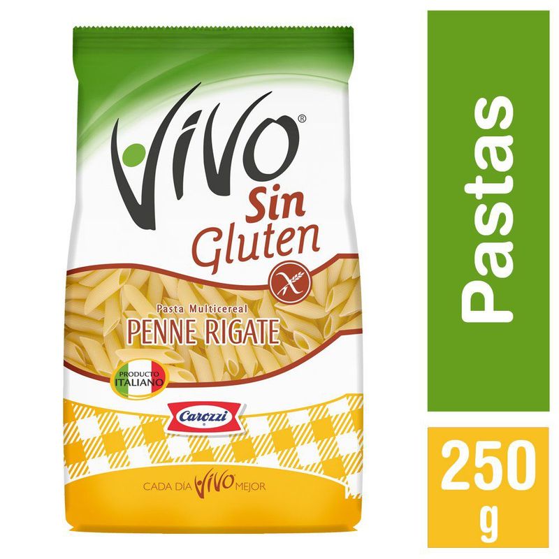 VIVO - PENNE RIGATI SIN GLUTEN VIVO 250 GR