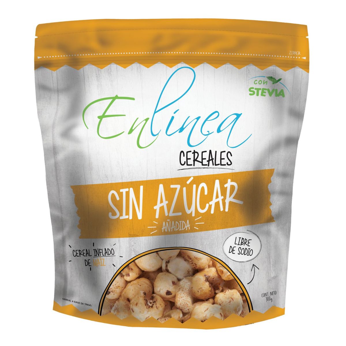 EN LINEA - Cereal Inflado de Maíz Sin Azúcar En Linea 300 g