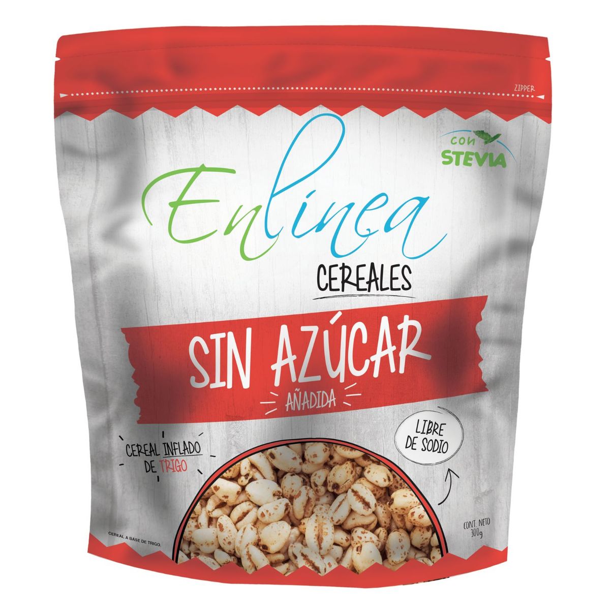 EN LINEA - Cereal Inflado de Trigo Sin Azúcar En Linea 300 g