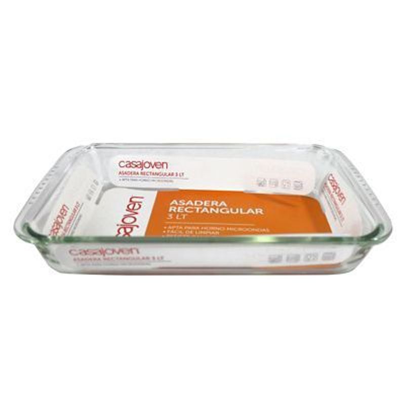 CASA JOVEN - ASADERA RECTANGULAR 3LT