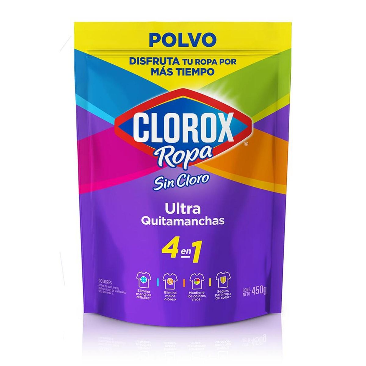 CLOROX - Quitamanchas en Polvo Ultra Ropa Color Clorox 450 gr