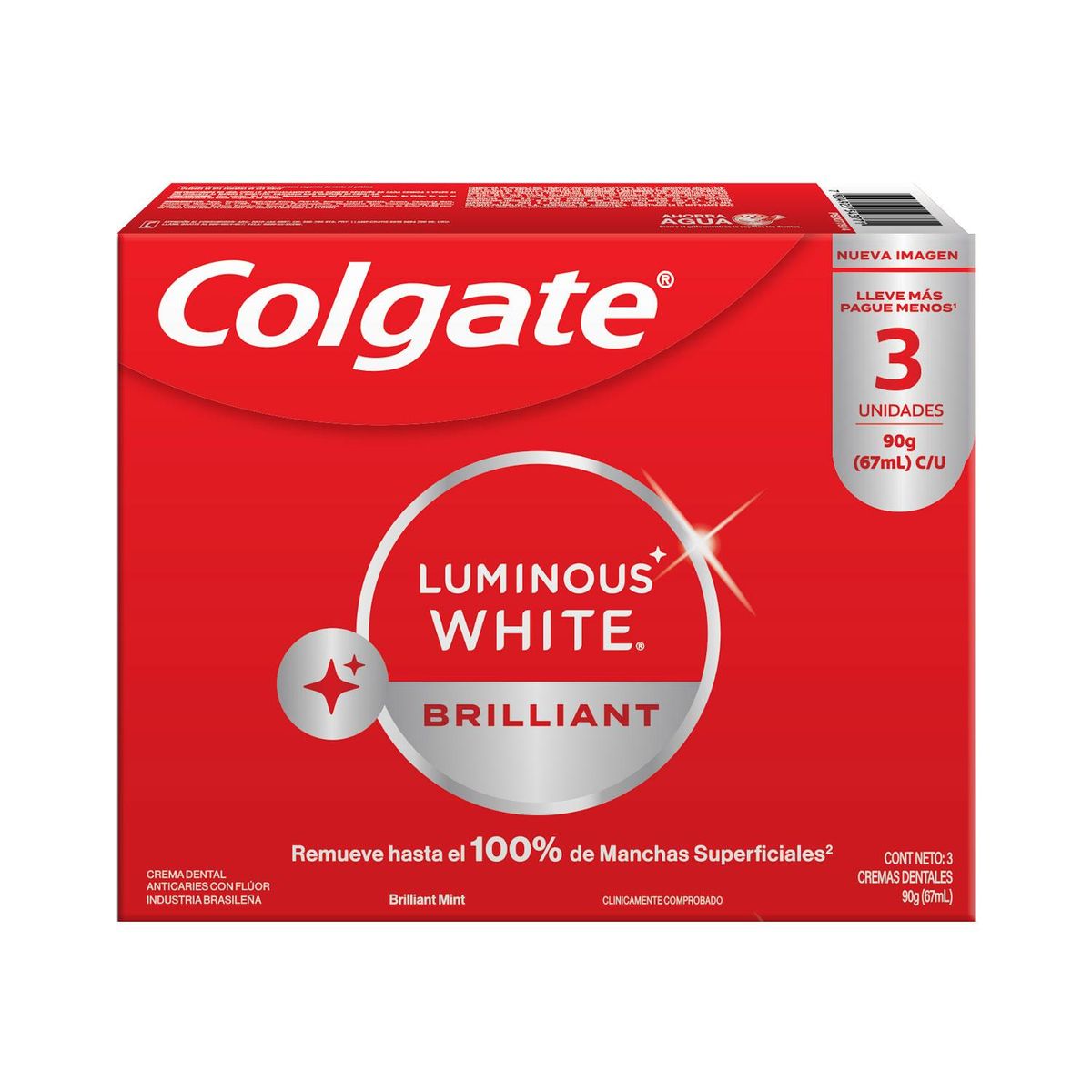 COLGATE - Pasta de Dientes Luminous White
