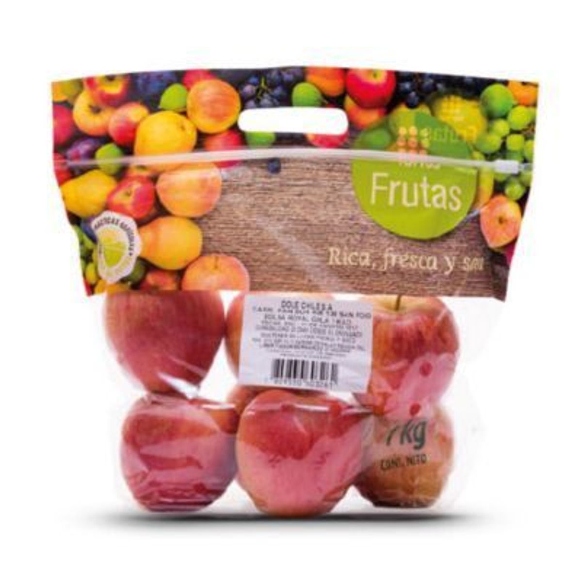 FRUTAS - Manzana Roja en Bolsa 1 Kg