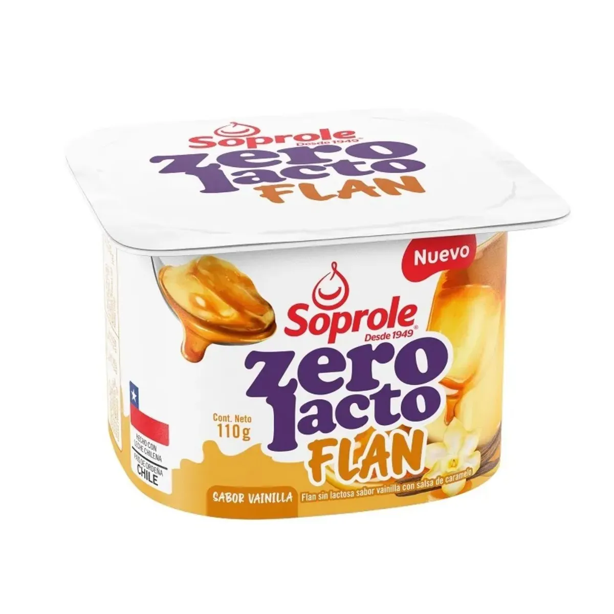 SOPROLE - Flan Vainilla Zero Lacto
