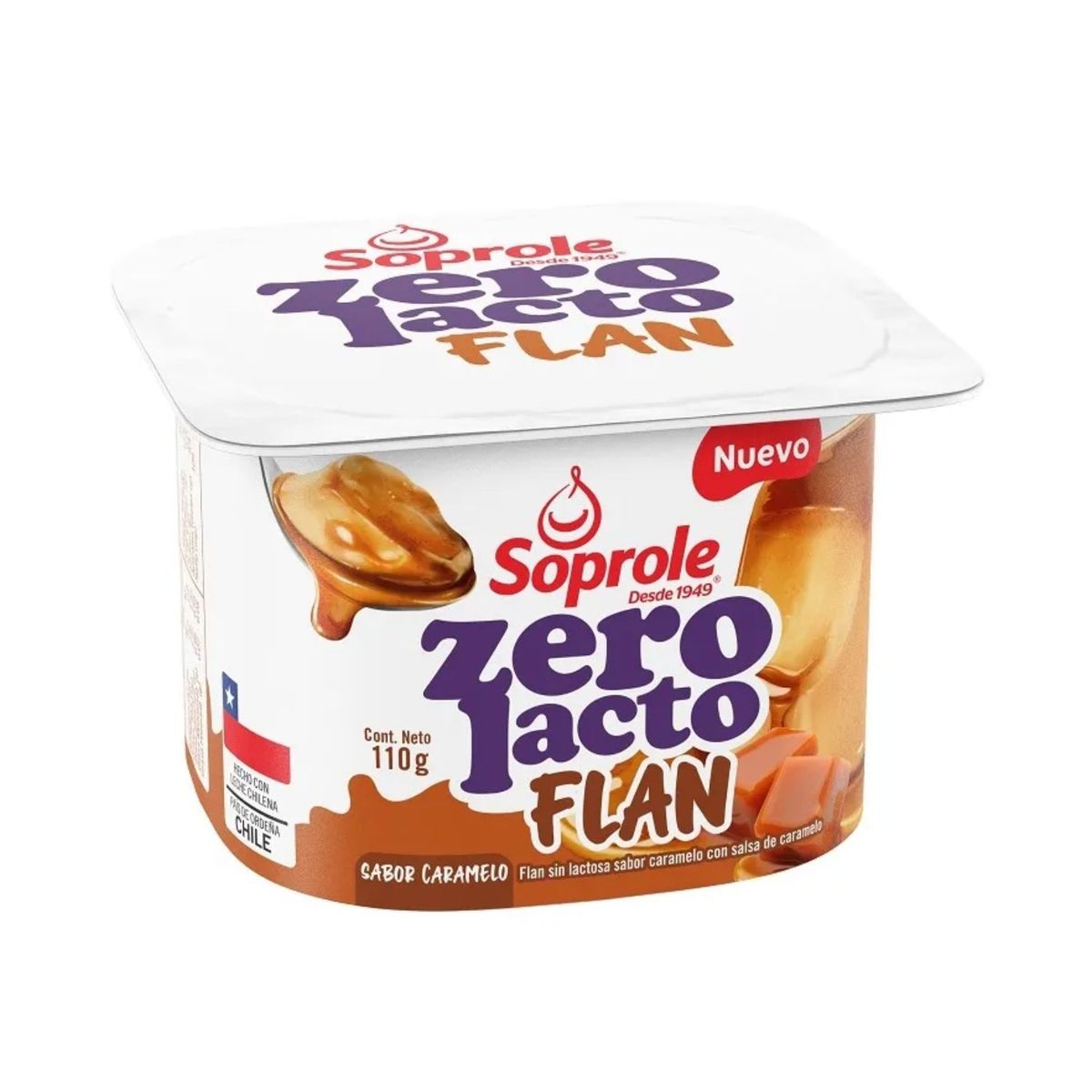 SOPROLE - Flan Caramelo Zero Lacto