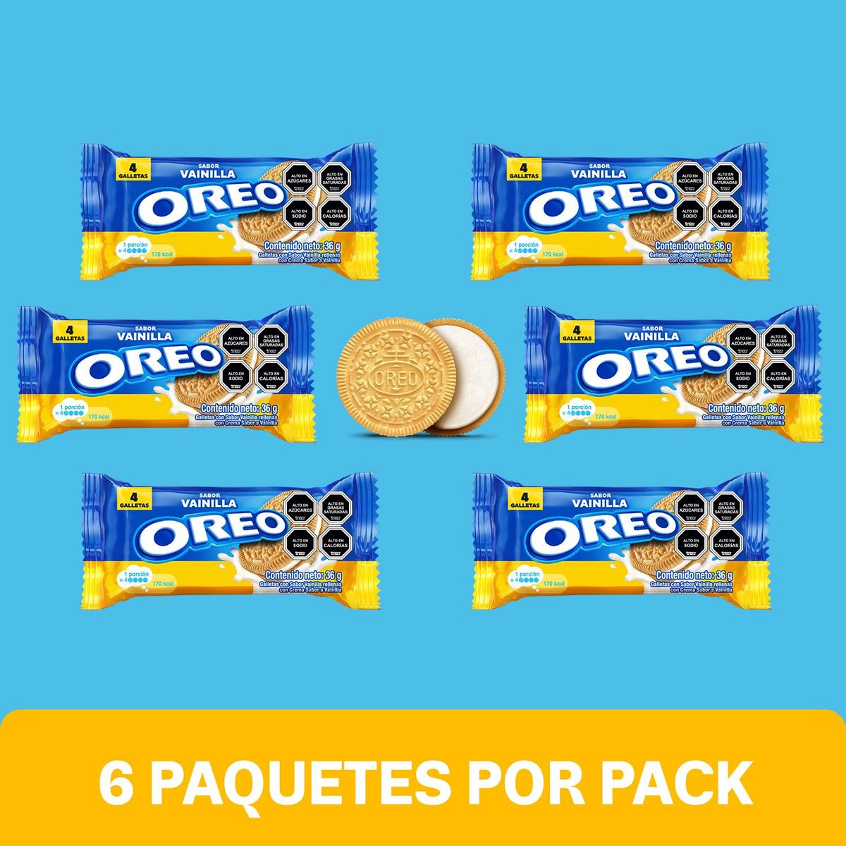 OREO - Galletas Vainilla Oreo