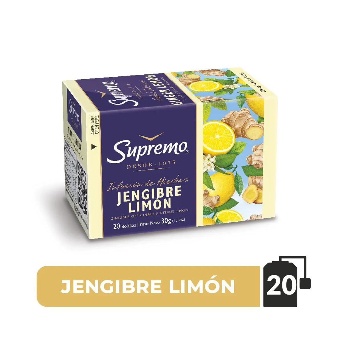 SUPREMO - Hierba jengibre limon
