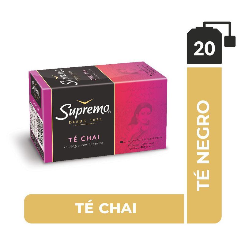 SUPREMO - Te chai negro