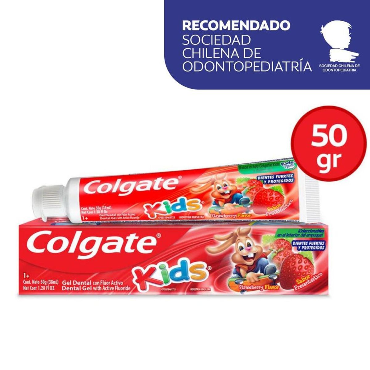 COLGATE - Gel Dental Colgate Kids Frutilla 50 g