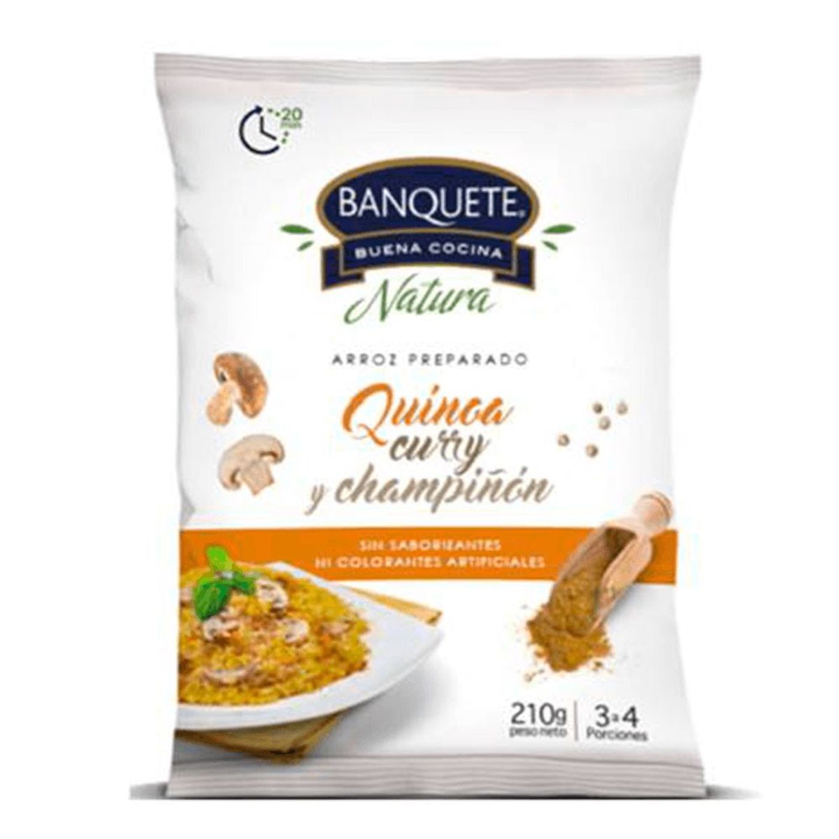 TUCAPEL - Quinoa Curry Champiñon Preparada