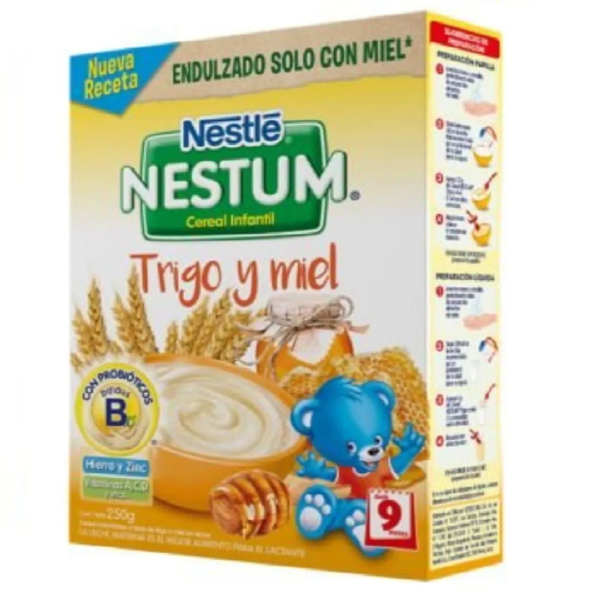 NESTUM - Cereal infantil Nestum Trigo y Miel
