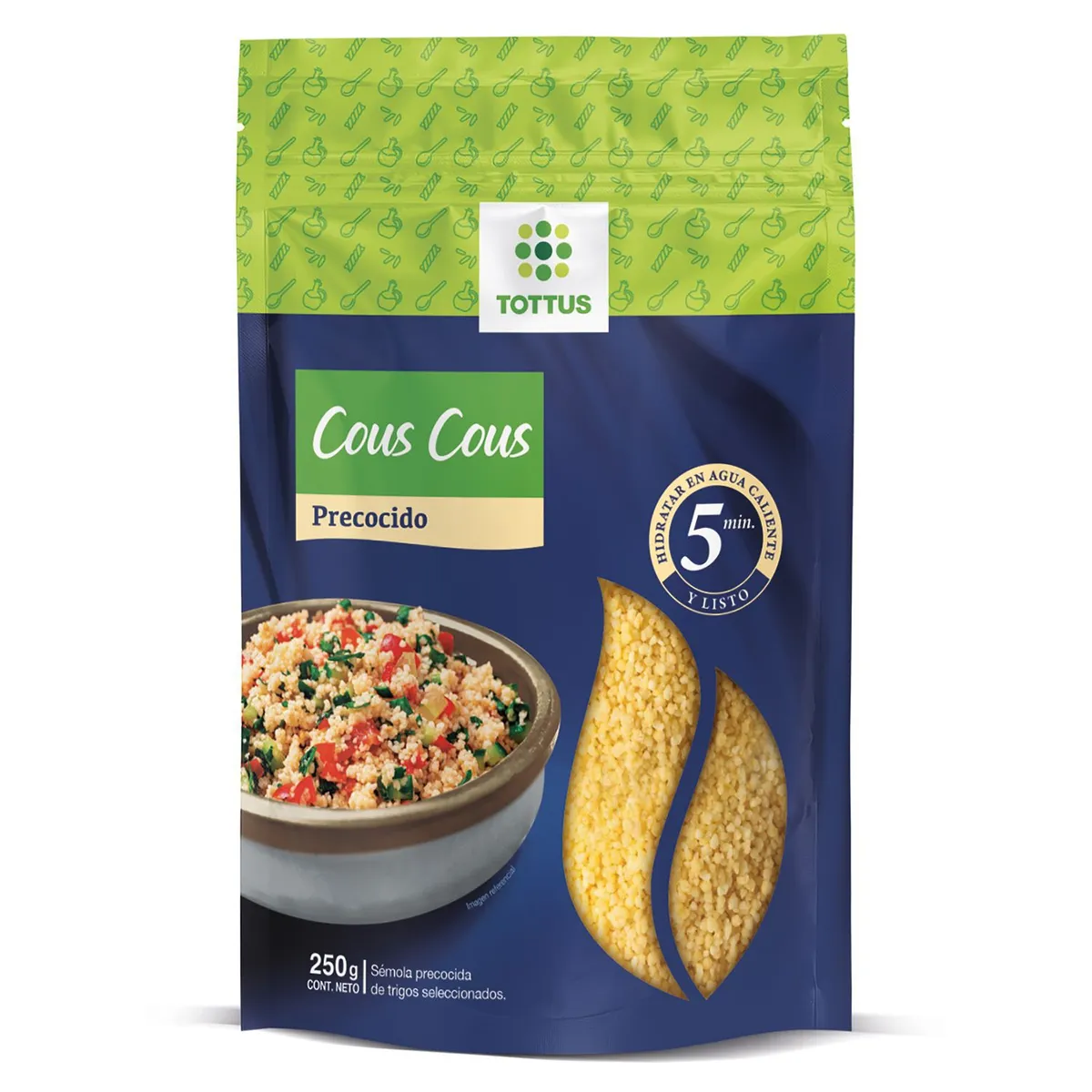 TOTTUS - CUS CUS TRADICIONAL  TOTTUS 250GR.
