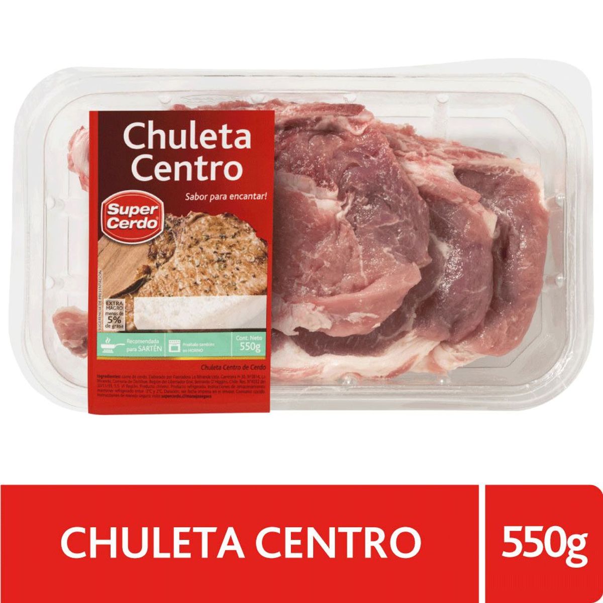 SUPER CERDO - Chuleta Centro de Cerdo
