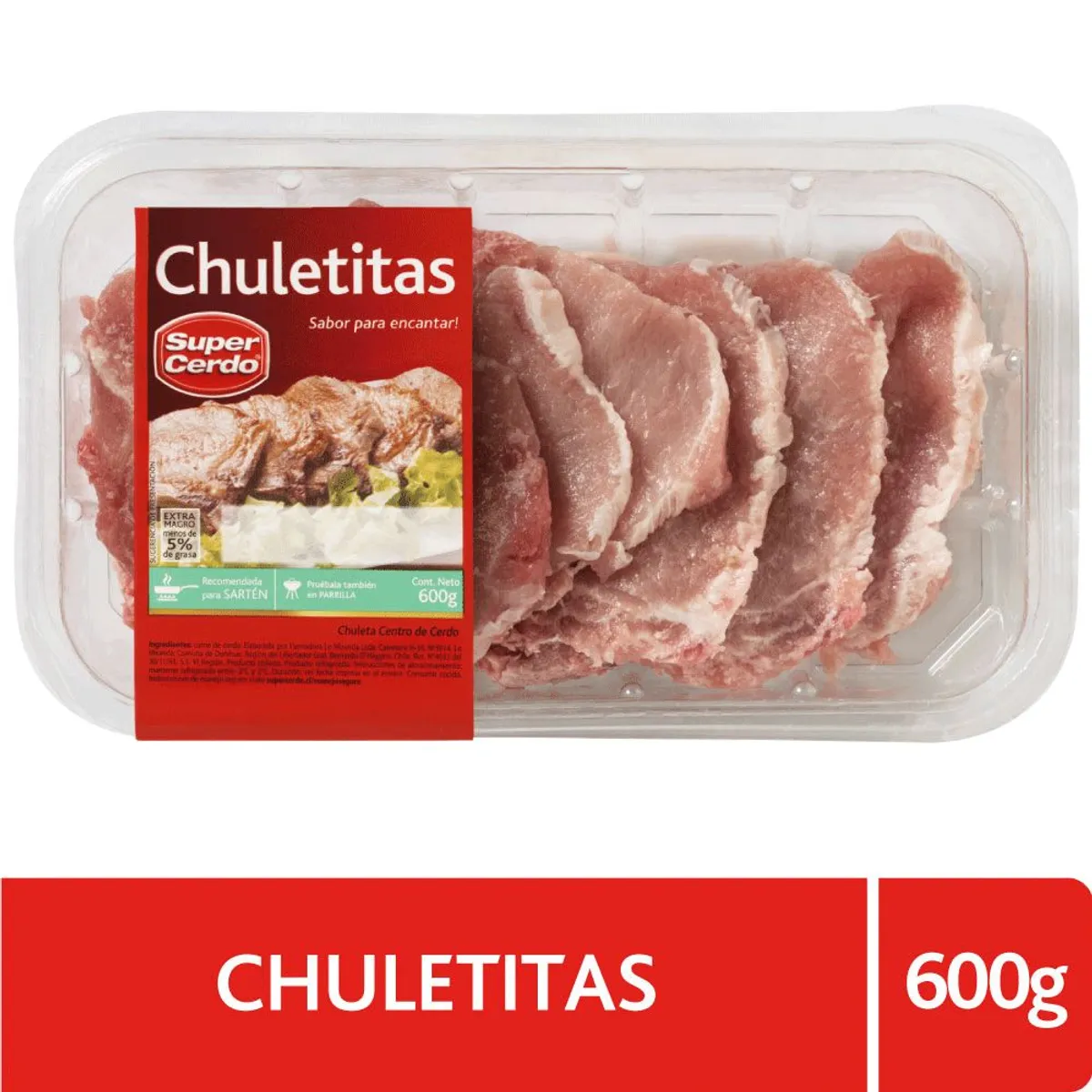 SUPER CERDO - Chuletita Para Freír de Cerdo