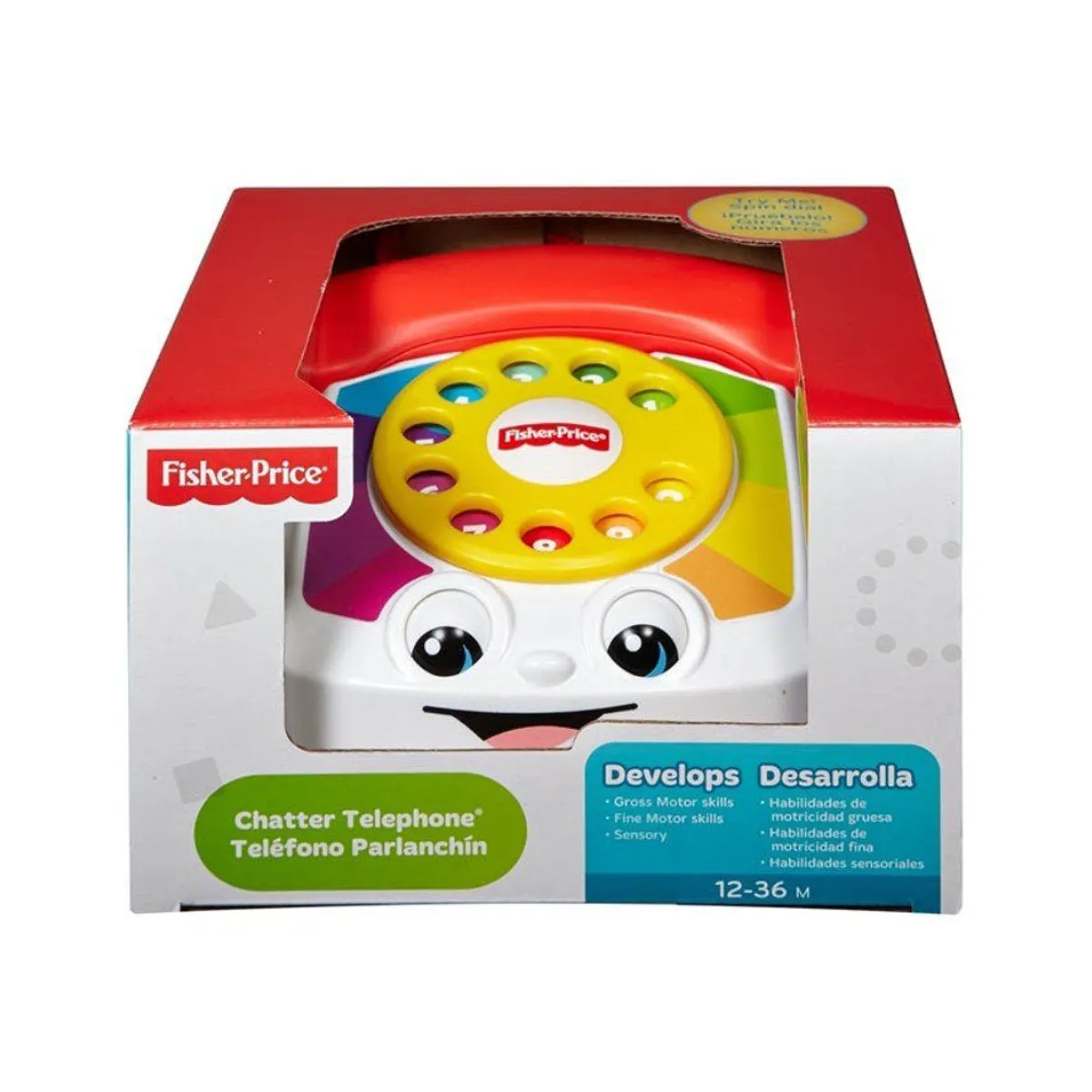 FISHER PRICE - Juguete para bebés Fisher-Price Teléfono Parlanchín