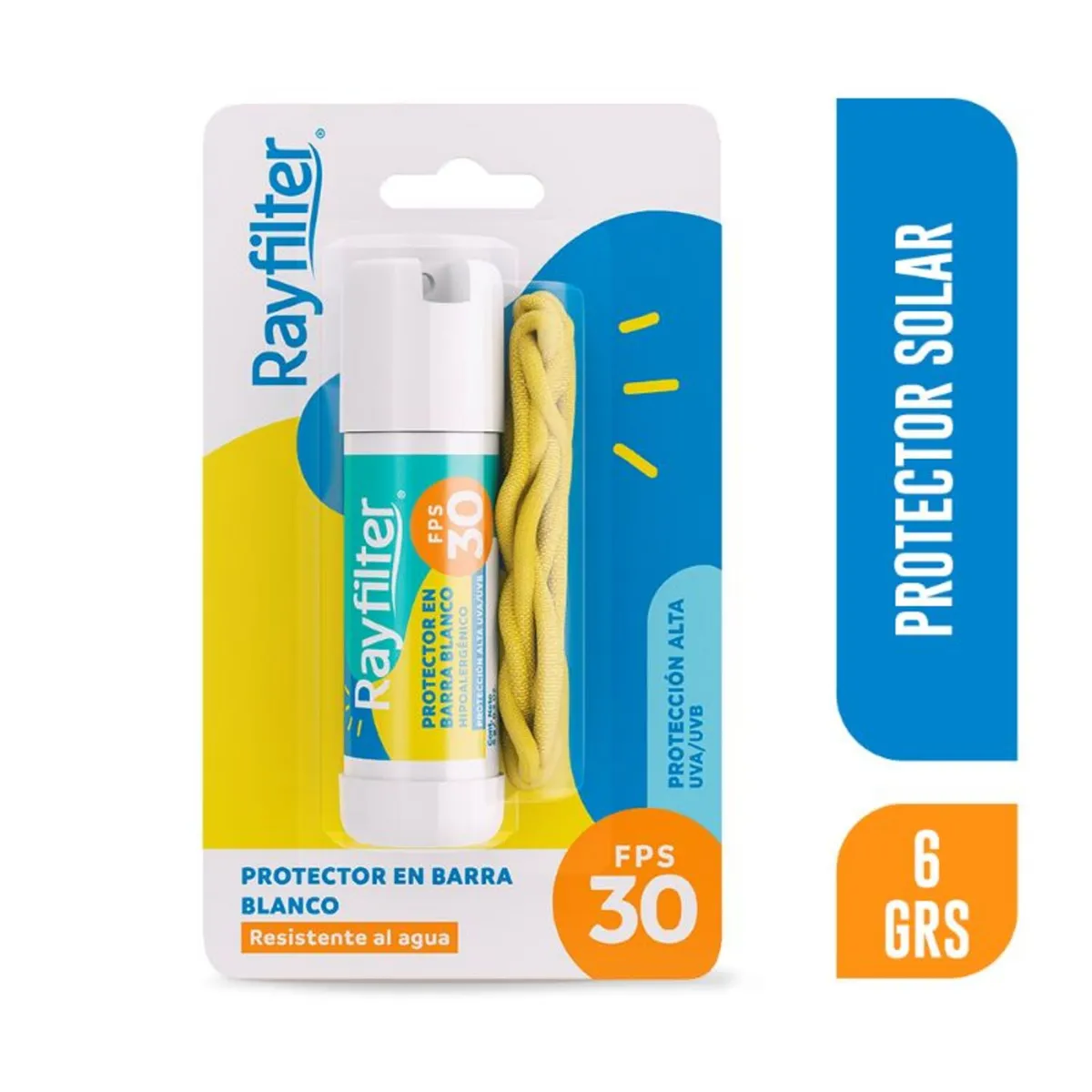 RAYFILTER - Protector Solar Labial FPS 30 Blanco Rayfilter 6 g